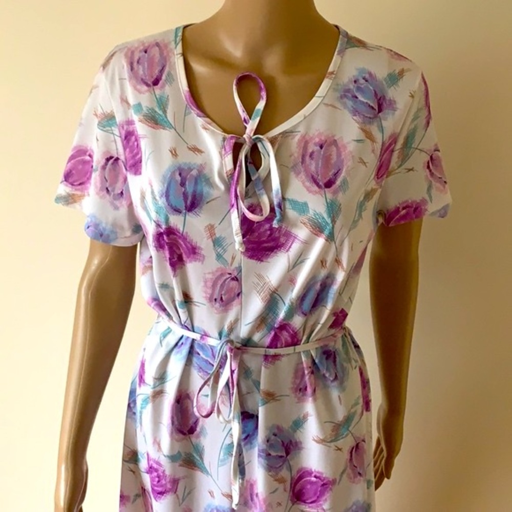 VINTAGE | David Keys floral midi dress - Picture 2 of 12